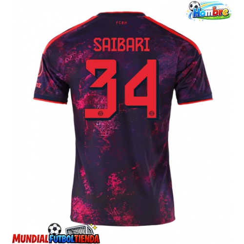 Camiseta Bayern Munich Ismael Saibari #34 Tercera Equipación Replica 2026-27 mangas cortas